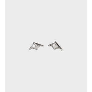 Niels Monies Mineral Earrings Silver ONESIZE