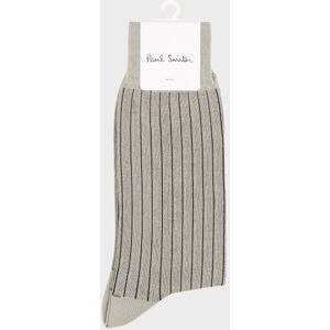 Paul Smith Shadow Rib Socks Grey ONESIZE