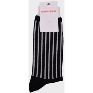 Henrik Vibskov Playground Striped Socks Black/White ONESIZE