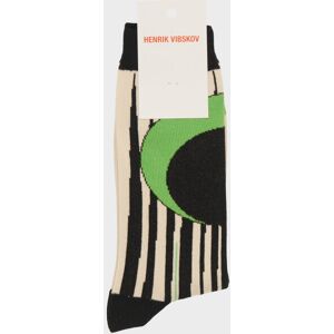 Henrik Vibskov Sundown Socks Sand/Black/Green ONESIZE