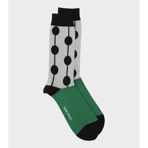 Henrik Vibskov Bubble Wool Socks Off-White/Black Bubbles ONESIZE