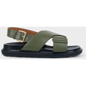 Marni Fussbett Sandal Green str.36