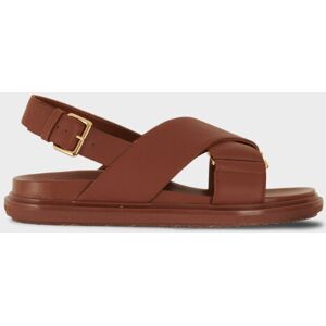 Marni Fussbett Sandal All Brown 41