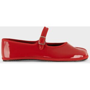 Drogheria Crivellini Patent Mary Jane Tabi Ballerina Red 40