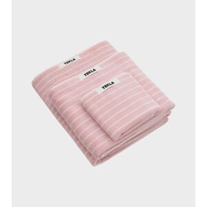 Tekla Hand Towel 50x90 Shaded Pink Stripes 50x90