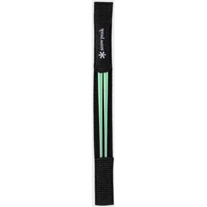 Snow Peak Anodized Titanium Chopsticks Green ONESIZE