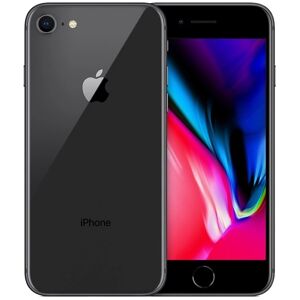 Apple Iphone 8 64 Gb Sort/grå Meget Flot