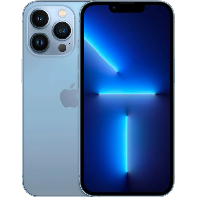 Apple Iphone 13 Pro Max 128 Gb Dual Sim (Nano & Esim) Skyfri Blå Meget Flot Apple Iphone 13 Pro Max 128 Gb Dual Sim (Nano & Esim) Skyfri Blå Meget Flot