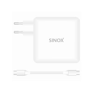 Sinox Macbook Strømforsyning Usb-C 45w Inkl. 2m Kabel Hvid Oplader