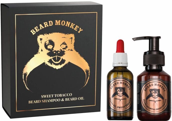 Beard Monkey Giftset Beard 2020- Sweet Tobacco - Beard Shampoo & Oil Beard Monkey Giftset Beard 2020- Sweet Tobacco - Beard Shampoo & Oil