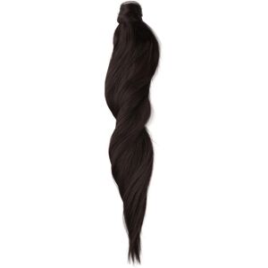 Rapunzel of Sweden Clip-In Ponytail 1.2 Black Brown 50cm