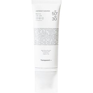 Transparent Lab Lightweight Sunscreen SPF50+ (100 ml)