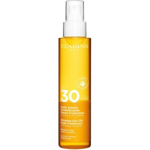 Clarins Glowing Sun Oil High Protection SpF 30 Body And Hair (150 ml)