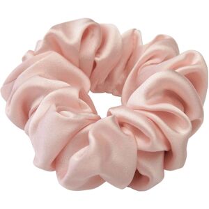 Lenoites Mulberry Silk Scrunchie, Pink