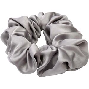 Lenoites Mulberry Silk Scrunchie, Grey