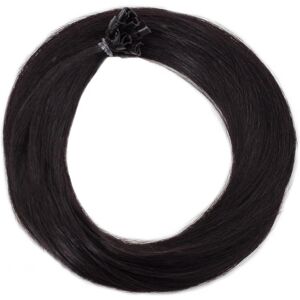 Rapunzel of Sweden Nail Hair Premium Straight 40 cm 1.2 Black Brown