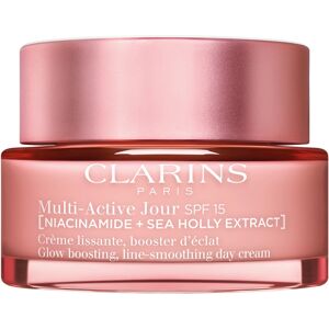 Clarins Multi-Acive Glow Boosting Line-Smoothing Day Cream SPF 15 All Skin Types (50 ml)