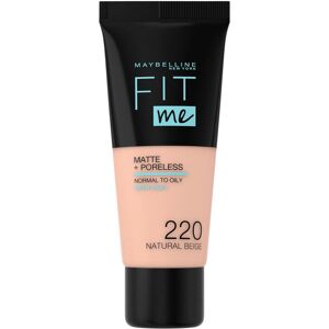 Maybelline Fit Me Foundation Matte & Poreless Natural Beige 220