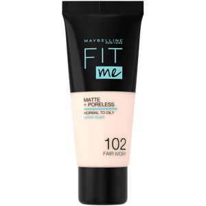 Maybelline Fit Me Matte & Poreless Foundation Fair Ivory 102