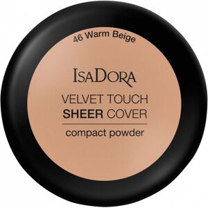 IsaDora Velvet Touch Sheer Cover Compact Powder 46 Warm Beige