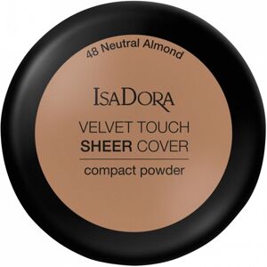 IsaDora Velvet Touch Sheer Cover Compact Powder 48 Neutral Almond