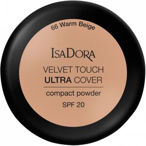 IsaDora Velvet Touch Ultra Cover Compact Power SPF 20 66 Warm Beige