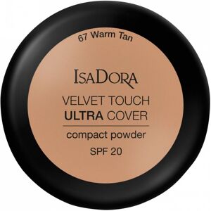 IsaDora Velvet Touch Ultra Cover Compact Power SPF 20 67 Warm Tan