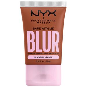 NYX Professional Makeup Bare With Me Blur Tint Foundation 16 Warm Caramel (30 ml)
