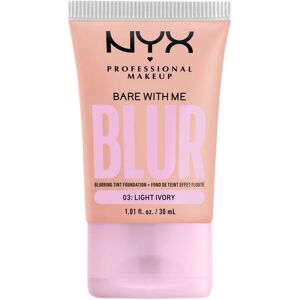 NYX Professional Makeup Bare With Me Blur Tint Foundation 03 Light Ivory (30 ml)