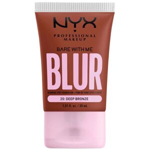 NYX Professional Makeup Bare With Me Blur Tint Foundation 20 Deep Bronze (30 ml)