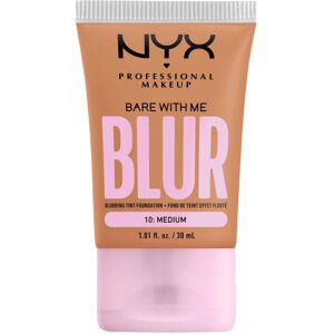 NYX Professional Makeup Bare With Me Blur Tint Foundation 10 Medium (30 ml)