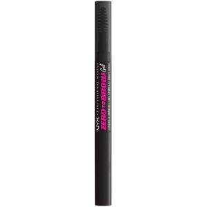 NYX Professional Makeup Zero To Brow Longwear Brow Gel Black 8 (2,3 g)