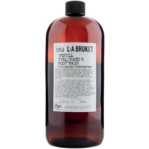 L:A Bruket 069 Flytande Tvål Citrongräs (1000ml) Refill