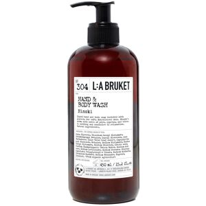 L:a Bruket 304 Hand & Body Wash Hinoki (450 ml)