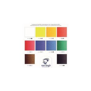 Van Gogh Acrylic colour advanced set   10 x