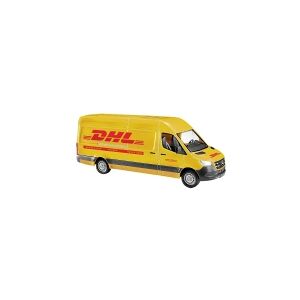 Busch 52605 H0 Personbil model Mercedes Benz Sprinter kasse, DHL