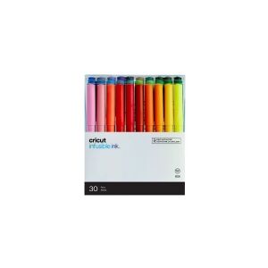 Cricut Infusible Ink - Fineliner - assorterede farver - vandbaseret blæk - 0.4 mm - fin (pakke med 30)