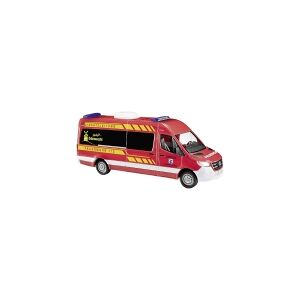 Busch 52617 H0 Udrykningskøretøj model Mercedes Benz Sprinter brandbil