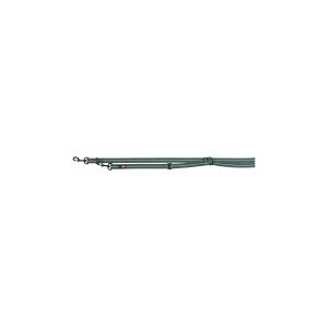 Trixie Fusion justerbar line, L–XL: 2.00 m/25 mm, graphite/ocean