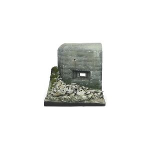 WITTMAX Scenics Diorama Baser WWII Bunker 8x8x8x8cm