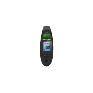 Medisana TM 750, Termometer med fjernregistrering, Sort, Øre, Pande, Knapper, °C, Kropstemperatur, Overfladetemperatur
