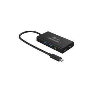 j5create JVA01-N - Videooptagelsesadapter - USB-C 3.2 Gen 1 - sort