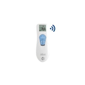 Chicco 00009222000000, Termometer med fjernregistrering, Blå, Hvid, Underarm, Knapper, °C,°F, LCD