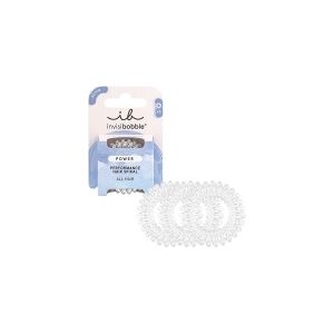 invisibobble Power Crystal Clear, Hårbånd, Transparent, Monokromatisk, Voksne, 3 stk