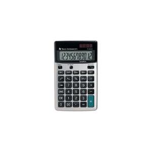 Texas Instruments TI-5018 SV, Desktop, Basis, 12 cifre, 1 Linier, Sort, Sølv