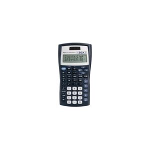 Texas Instruments TI-30X IIS, Lomme, Videnskabelig, 11 cifre, 2 Linier, Batteri/Solar, Sort