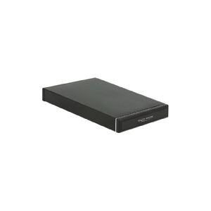 Delock 2.5 External Enclosure SATA HDD / SSD > USB 3.0 - Lagringspakning - 2.5 - SATA 6Gb/s - USB 3.0 - sort - for P/N: 47213