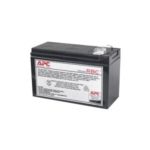 APC Replacement Battery Cartridge #110 - UPS-batteri - 1 x batteri - Blysyre - sort - for P/N: BE650G2-CP, BE650G2-FR, BE650G2-GR, BE650G2-IT, BE650G2-SP, BE650G2-UK, BR650MI