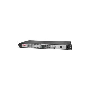 APC Smart-UPS SC SCL500RMI1UC - UPS (rackversion) - AC 230 V - 400 Watt - 500 VA - Ethernet 10/100, USB - output-stikforbindelser: 4 - 1U - sort, sølv - for P/N: AR106V, AR4018SPX432, AR4024SP, AR4024SPX429, AR4024SPX431, AR4024SPX432