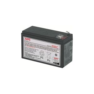 APC Replacement Battery Cartridge #2 - UPS-batteri - 1 x batteri - Blysyre - sort - for P/N: AP250, BE550-KR, BK500IACH, BP300JPNP, BP500IACH, BX600CI-IN, CP27U13AZ3-F